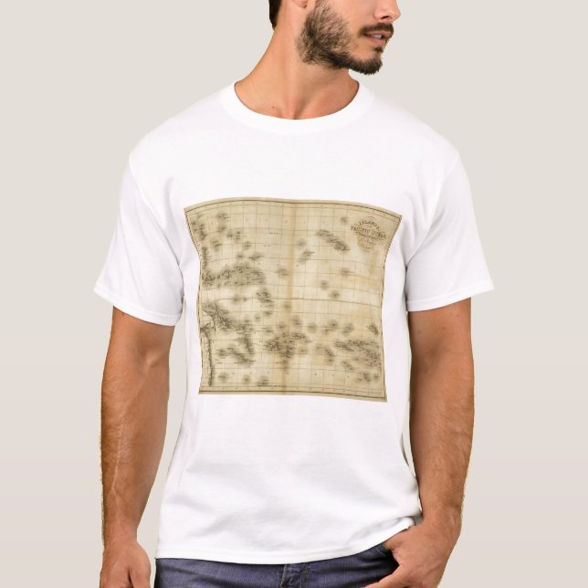 T-shirt Îles dans l'océan pacifique (Devant)
