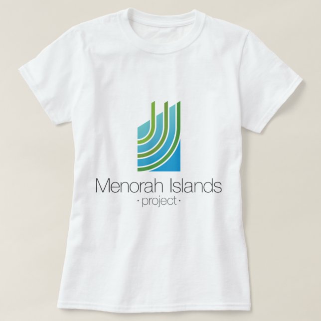 T-shirt Îles de Menorah (Design devant)