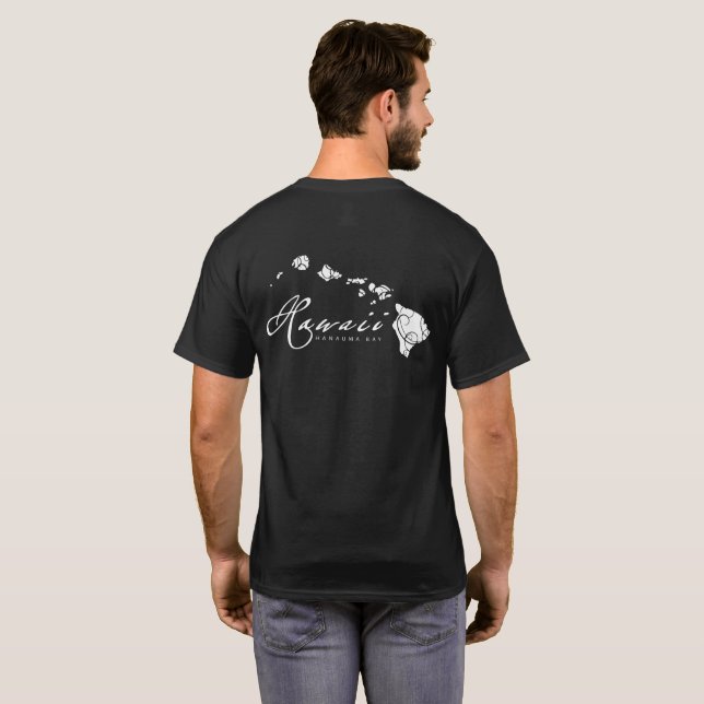 T-shirt Îles d'Hawaï (Dos entier)