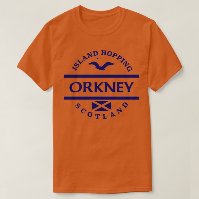 T-shirt Îles d'Orkney (Design devant)