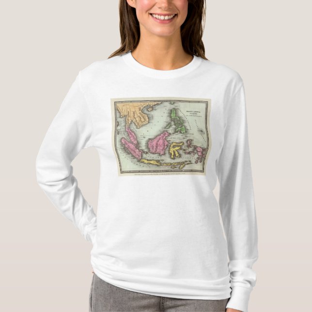 T-shirt Îles est 2 de l'Inde (Devant)