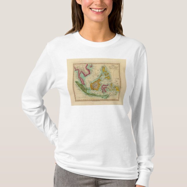 T-shirt Îles est de l'Inde (Devant)