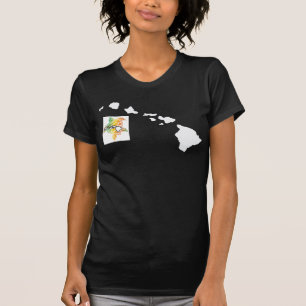 T-shirt Îles et tortue d'Hawaï