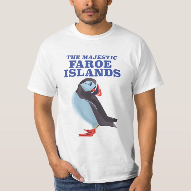 T-shirt Iles Féroé Puffin (Devant)