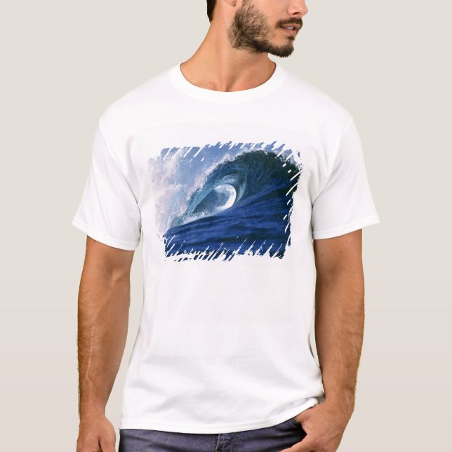 T-shirt Îles Fidji, Tavarua, Cloudbreak. Une vague (Devant)