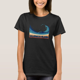 T-shirt Îles Galapagos Équateur Voile Rétro & Pêche 