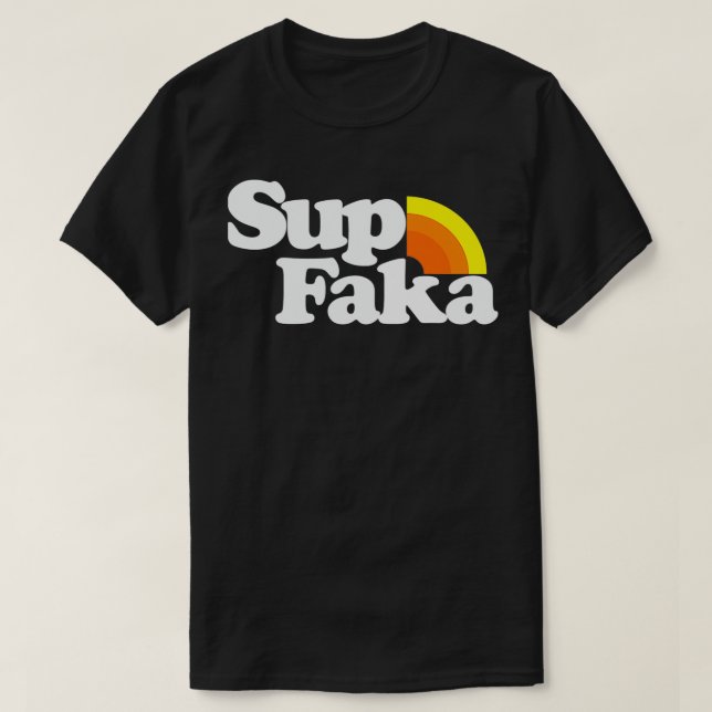 T-shirt Iles Hawaii Retro Sup Faka (Design devant)