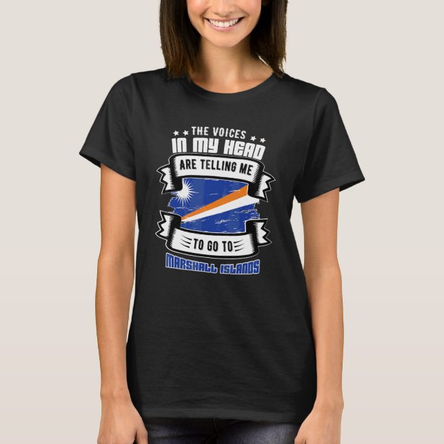 T-shirt Îles Marshall dans ma tête (Devant)