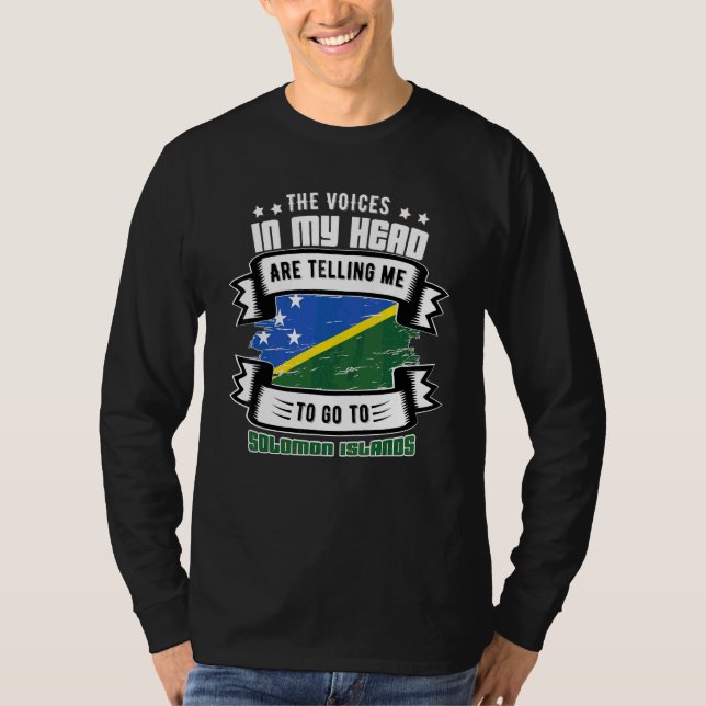T-shirt Îles Salomon Dans Ma Tête (Devant)