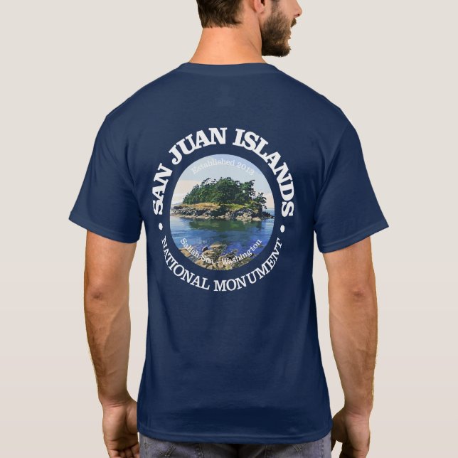T-shirt Îles San Juan (NM) (Dos)