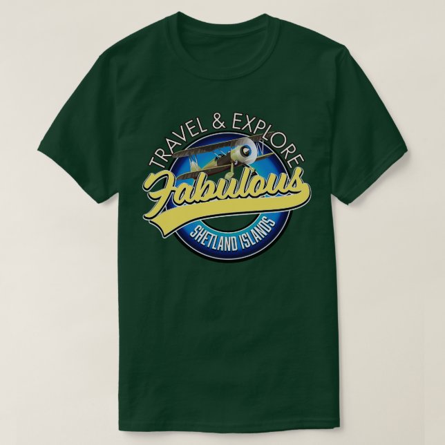 T-shirt Îles Shetland (Design devant)