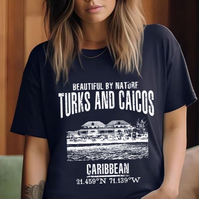 T-shirt Îles Turques et Caïques (Créateur téléchargé)