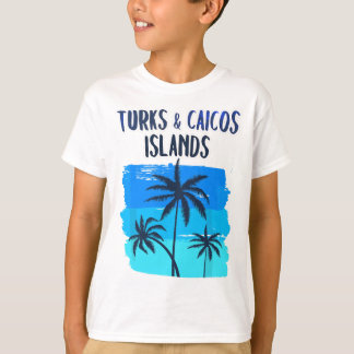 T-shirt Îles Turques Et Caïques Vacances Souvenir Graphiqu