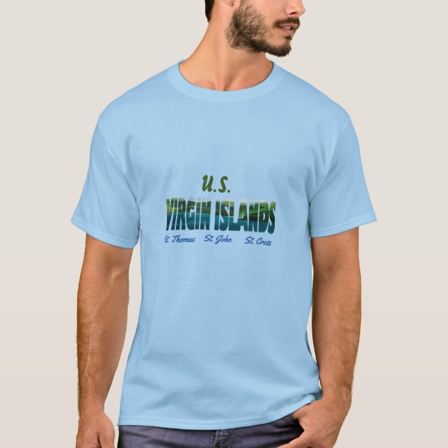 T-shirt Îles Vierges américaines (Devant)