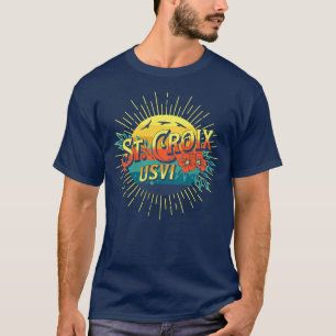 T-shirt Îles Vierges américaines Sainte-Croix États-Unis V