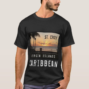 T-shirt Iles Vierges américaines Sainte-Croix USVI Coucher
