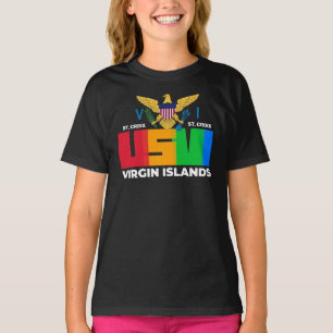 T-shirt Îles Vierges américaines Sainte-Croix USVI Enfan