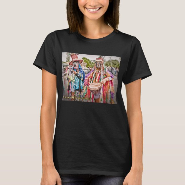 T-shirt Îles Vierges américaines Ste-Croix  Masqueraders U (Devant)