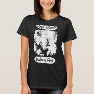 T-shirt Îles Vierges Palmier Parc national de St John Sai