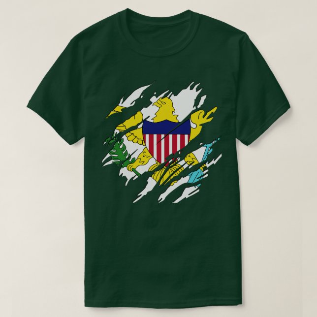 T-shirt Îles Vierges US Toujours (Design devant)