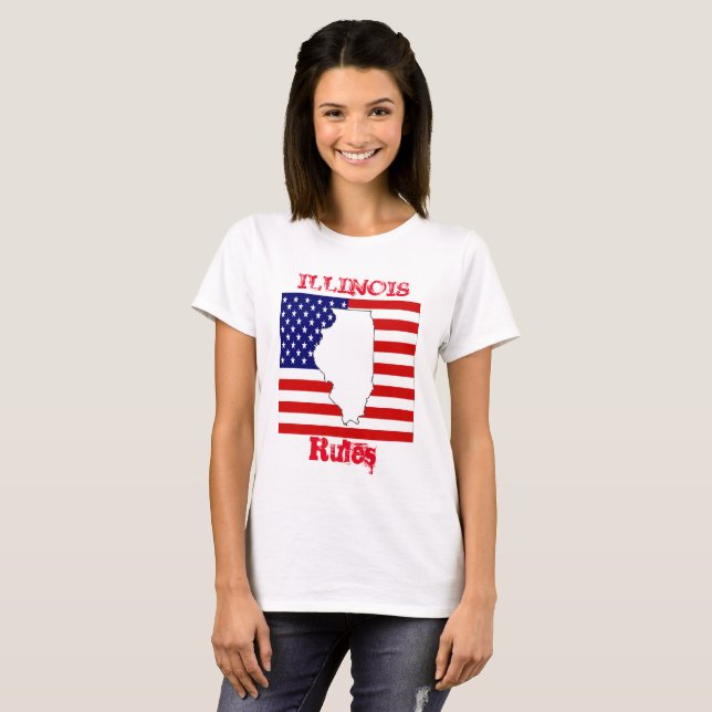 T-SHIRT ILLINOIS (Devant entier)