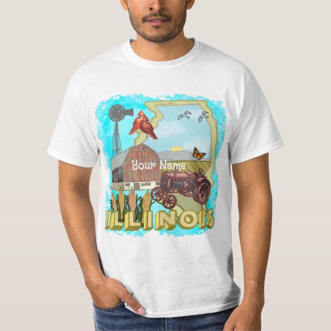 T-shirt Illinois (Devant)