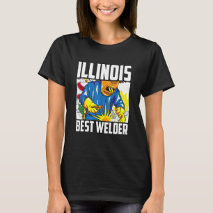 T-shirt Illinois Best Welder Ironsmith Ironsmith Welder