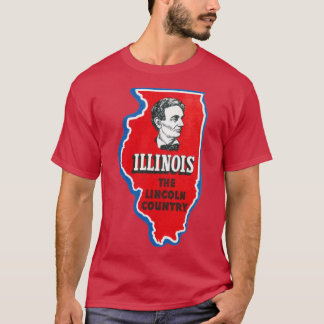 T-shirt Illinois des années 1940