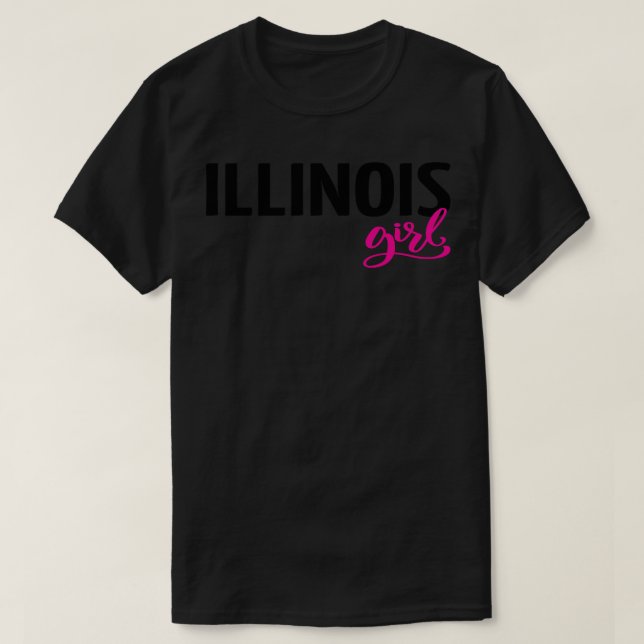T-shirt Illinois Girl (Design devant)