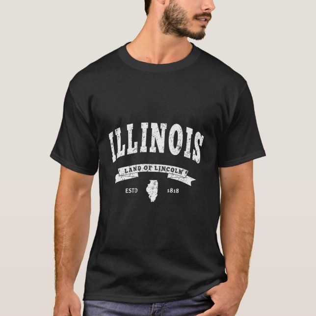 T-shirt Illinois Il (Devant)