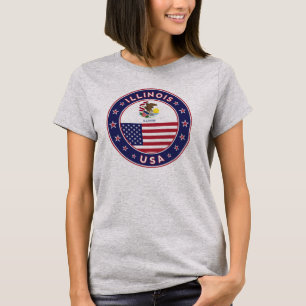 T-shirt Illinois, Illinois,