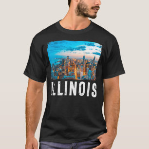 T-shirt Illinois Illinois Touris Illinois Vacances