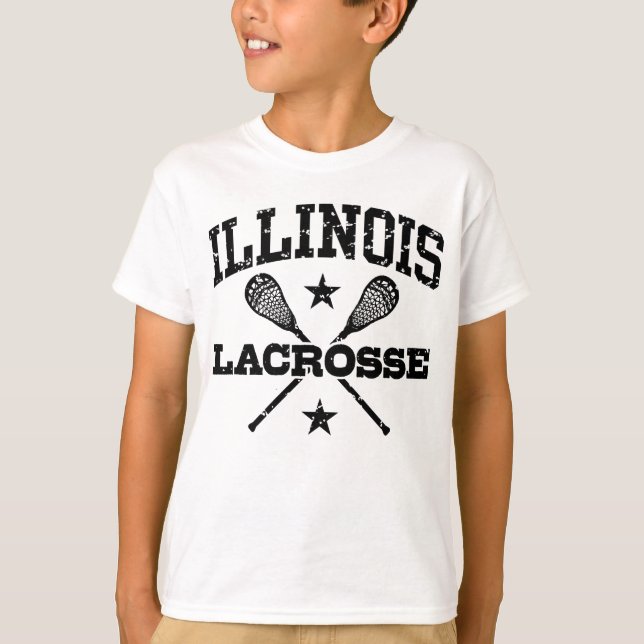 T-shirt Illinois Lacrosse (Devant)