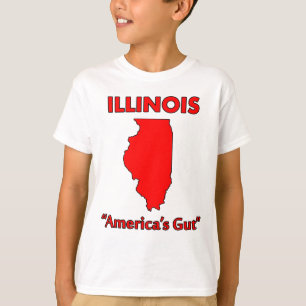 T-shirt Illinois - Le Ventre de l'Amérique