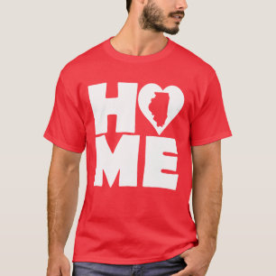T-Shirt Illinois Maison du cœur de l'État