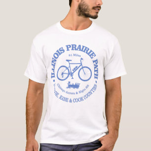 T-shirt Illinois Prairie Path (cyclisme)