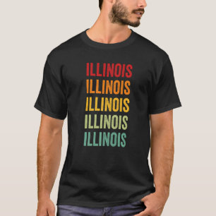 T-shirt Illinois Rainbow Illinois