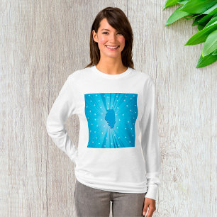 T-shirt Illinois silhouette étoile bleue éclatée