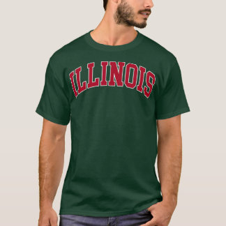 T-shirt IllinoisThrowback DesignClassic