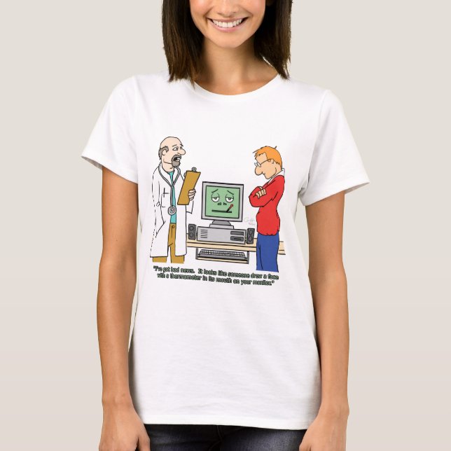 T-shirt Ills d'ordinateur (Devant)
