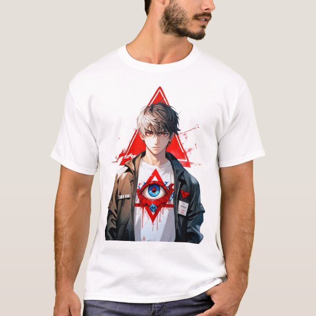 T-shirt Illuminati 3ème vision de la rue oeil (Devant)