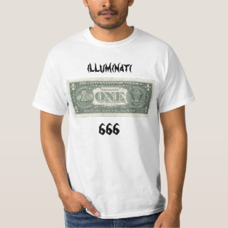 T-shirt illuminati dollar