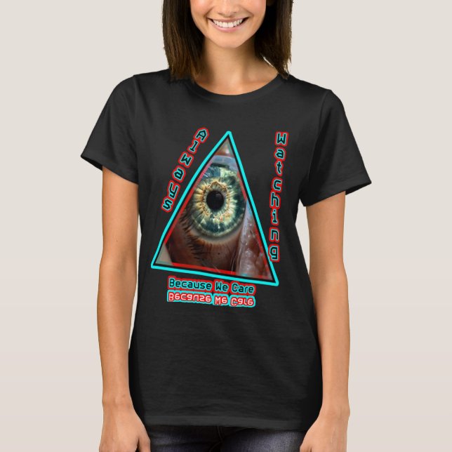 T-shirt Illuminati regarde (Devant)