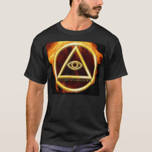 T-shirt Illuminati sur le feu