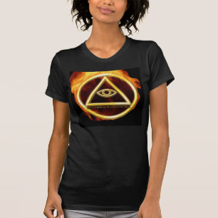 T-shirt Illuminati sur le feu