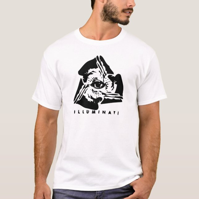 T-shirt Illuminati tout l'oeil voyant (Devant)