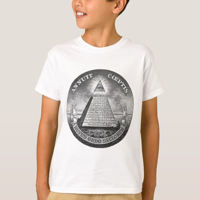 T-shirt Illuminati tout l'oeil voyant (Devant)