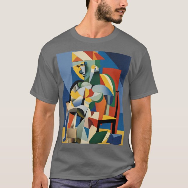 T-shirt Illumination 3D annuelle par Pablo Picasso (Devant)