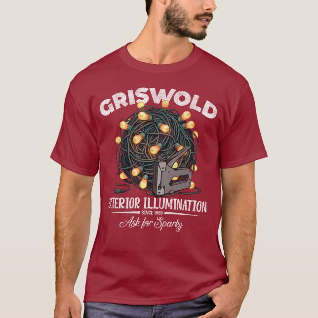 T-shirt Illumination externe Griswold - Noël (Devant)