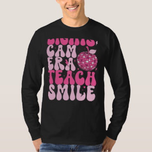 T-shirt Illuminations Caméra Enseigner Smile Citation Insp